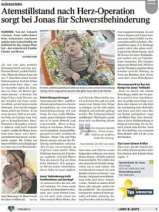 Tips Zeitungsbericht